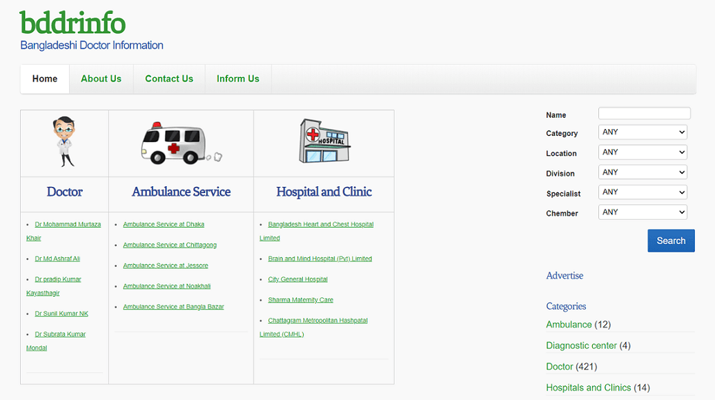 BD Dr Info